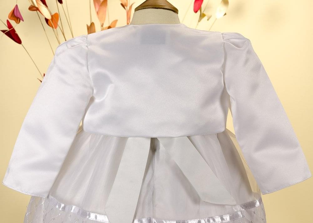 White satin bolero on sale jacket