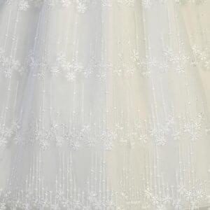 Embroidered Tulle Christening Gown - Camilla