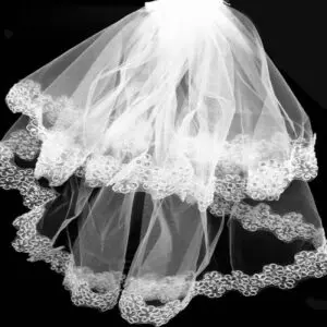 Floral Decorated Veil