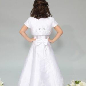 Satin Ribboned Bodice Dress - Image 3