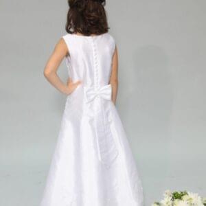 Satin Ribboned Bodice Dress - Image 4