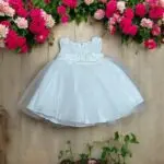 Girls Ivory Christening Dress