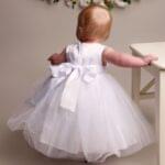 Girls White Christening Dress