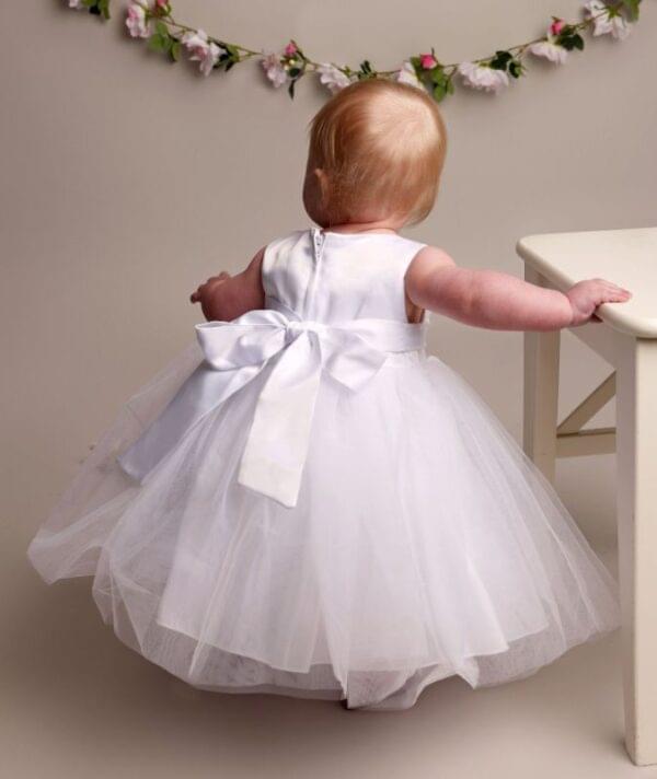 Girls White Christening Dress