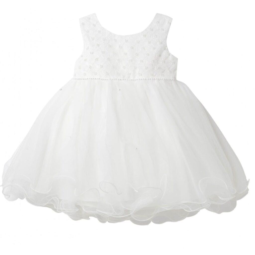 Ivory Tulle & Pearl Occasional Dress | Dresses | Freckles