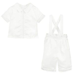 White Brace Christening Outfit