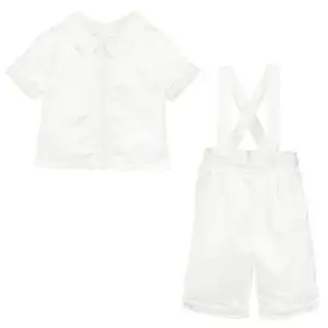 White Brace Christening Outfit