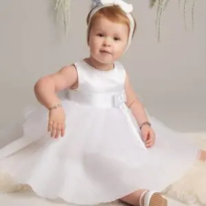 Baby Girls Satin Band Dress