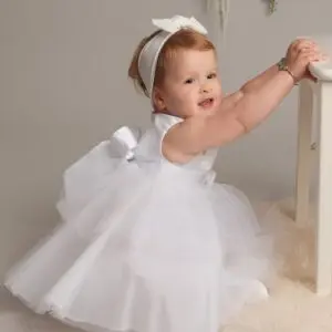 Baby Girls Satin Band Dress