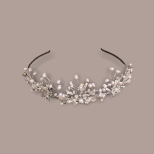 Diamond & Pearl Silver Tiara