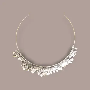 Diamond & Pearl Silver Tiara