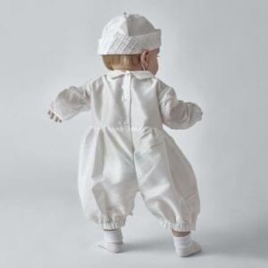 Long Sleeved Christening Romper - Image 4