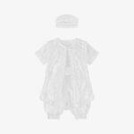 Boys White Ceremony Babysuit Set