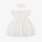 Baby Girls Ivory Tulle Dress Set