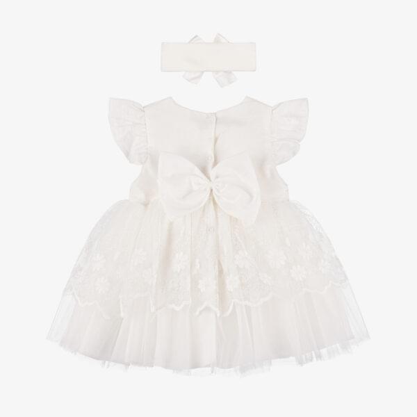 Baby Girls Ivory Tulle Dress Set