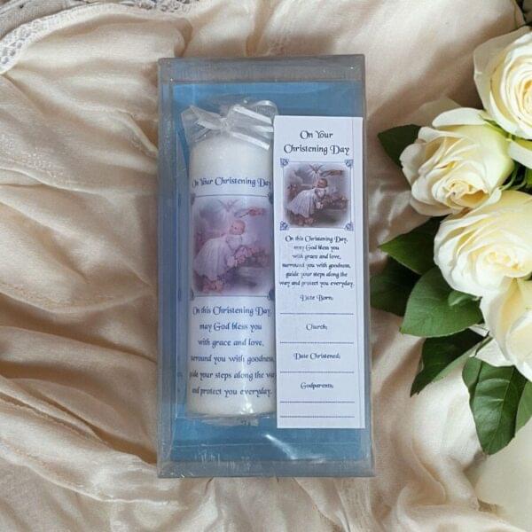 Christening Candle Gift Box