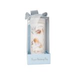 Boys Ribbon Box Christening Candle